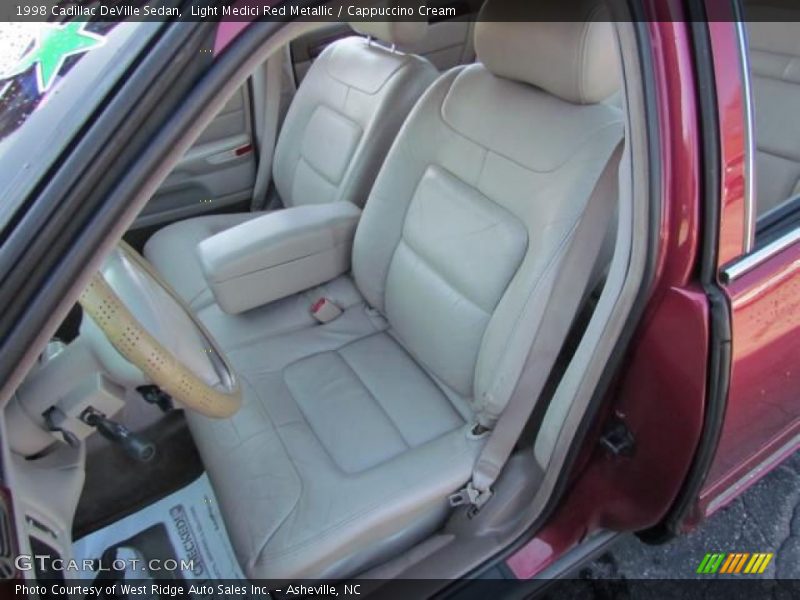 Light Medici Red Metallic / Cappuccino Cream 1998 Cadillac DeVille Sedan