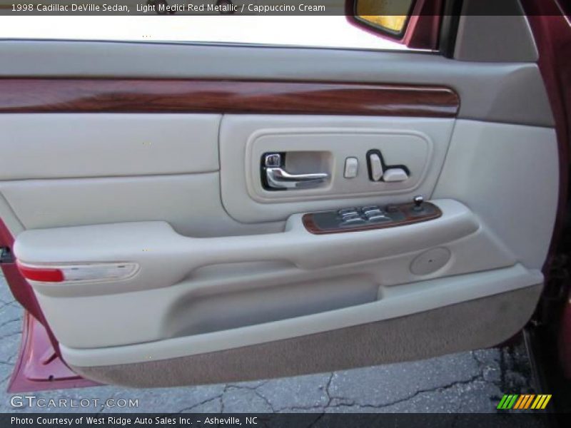 Light Medici Red Metallic / Cappuccino Cream 1998 Cadillac DeVille Sedan