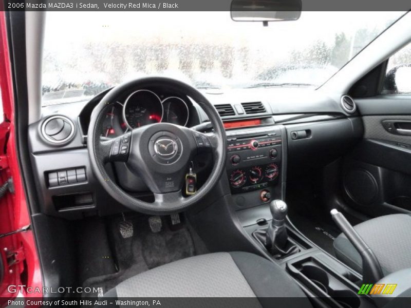 Velocity Red Mica / Black 2006 Mazda MAZDA3 i Sedan