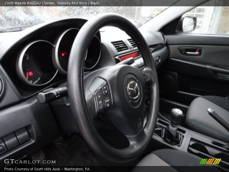 Velocity Red Mica / Black 2006 Mazda MAZDA3 i Sedan