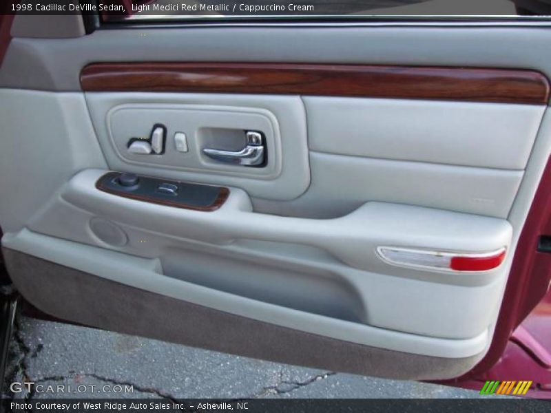 Light Medici Red Metallic / Cappuccino Cream 1998 Cadillac DeVille Sedan