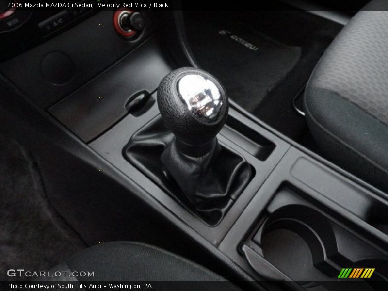 Velocity Red Mica / Black 2006 Mazda MAZDA3 i Sedan