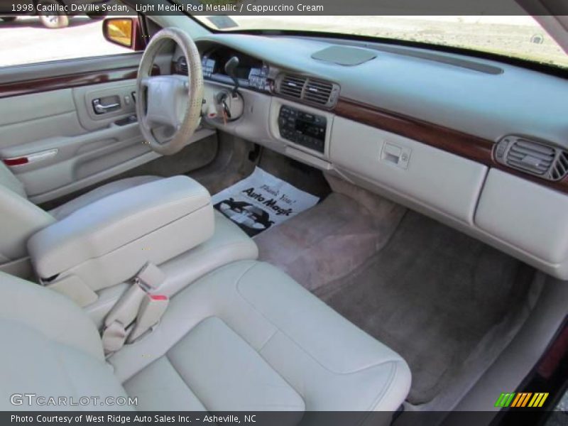 Light Medici Red Metallic / Cappuccino Cream 1998 Cadillac DeVille Sedan