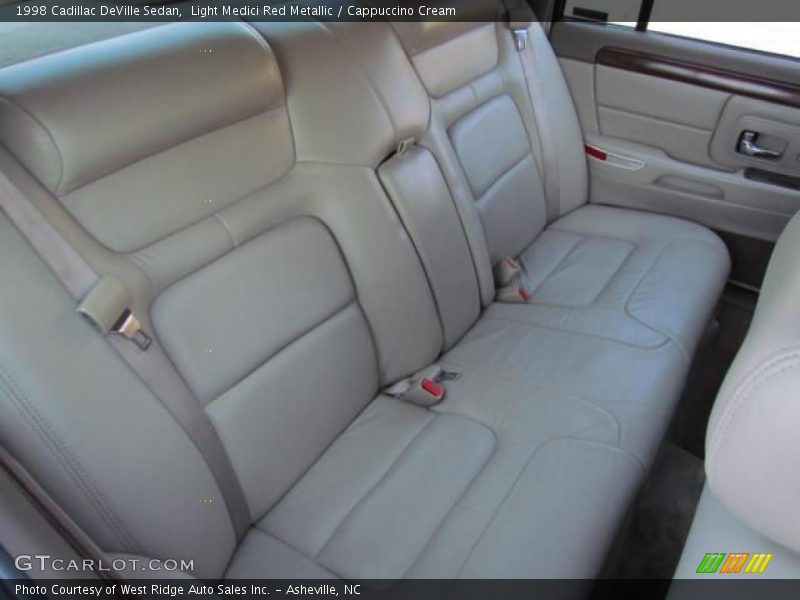 Light Medici Red Metallic / Cappuccino Cream 1998 Cadillac DeVille Sedan