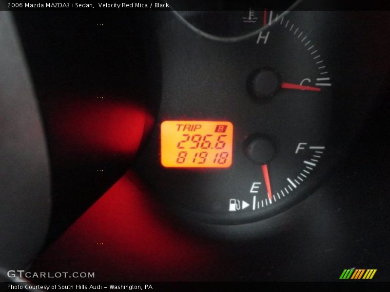 Velocity Red Mica / Black 2006 Mazda MAZDA3 i Sedan