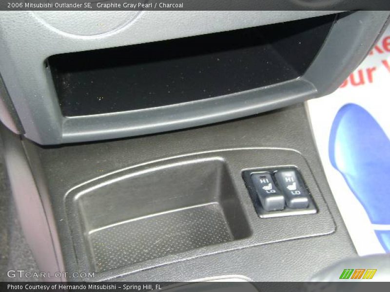 Graphite Gray Pearl / Charcoal 2006 Mitsubishi Outlander SE