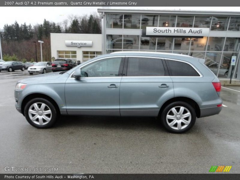 Quartz Grey Metallic / Limestone Grey 2007 Audi Q7 4.2 Premium quattro