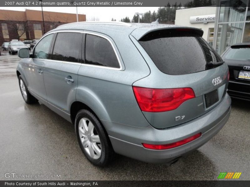 Quartz Grey Metallic / Limestone Grey 2007 Audi Q7 4.2 Premium quattro