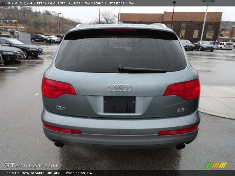 Quartz Grey Metallic / Limestone Grey 2007 Audi Q7 4.2 Premium quattro