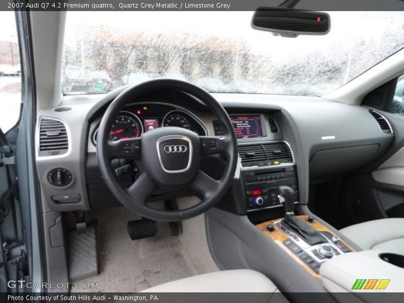 Quartz Grey Metallic / Limestone Grey 2007 Audi Q7 4.2 Premium quattro