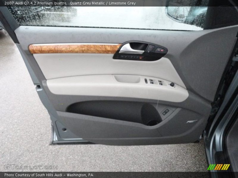 Quartz Grey Metallic / Limestone Grey 2007 Audi Q7 4.2 Premium quattro
