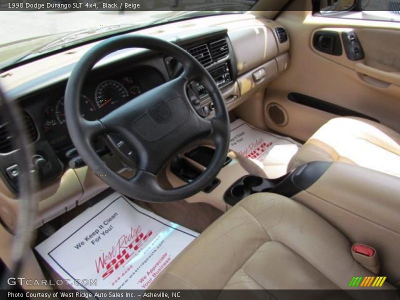 Black / Beige 1998 Dodge Durango SLT 4x4