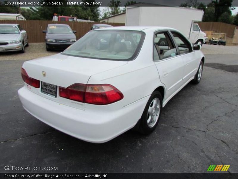 Taffeta White / Ivory 1998 Honda Accord EX V6 Sedan
