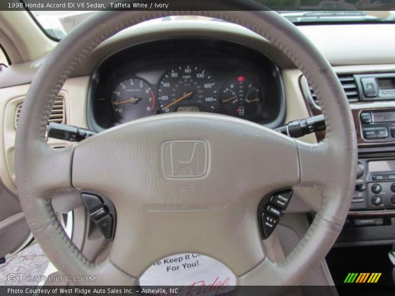 Taffeta White / Ivory 1998 Honda Accord EX V6 Sedan