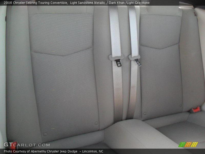 Light Sandstone Metallic / Dark Khaki/Light Graystone 2008 Chrysler Sebring Touring Convertible