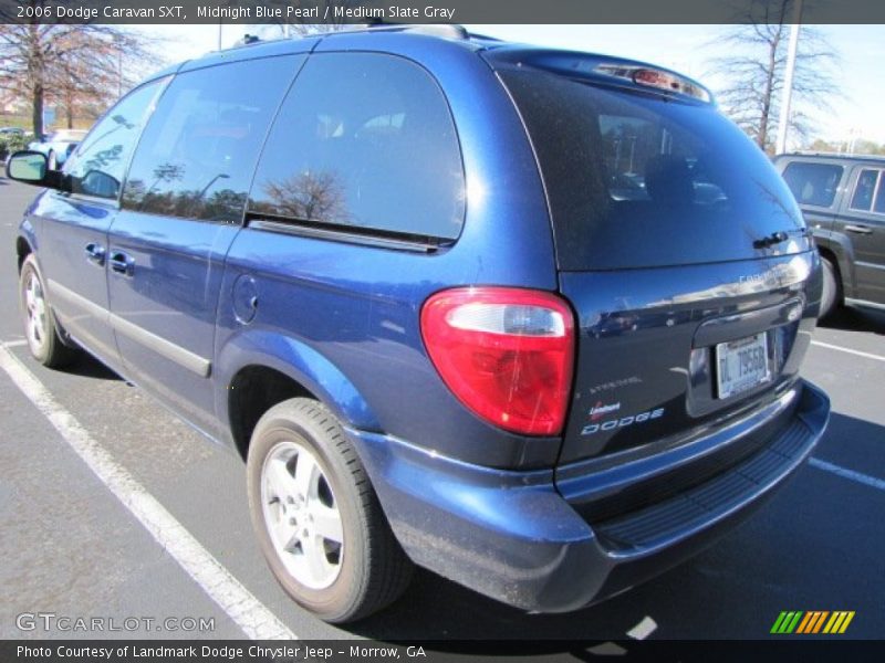Midnight Blue Pearl / Medium Slate Gray 2006 Dodge Caravan SXT