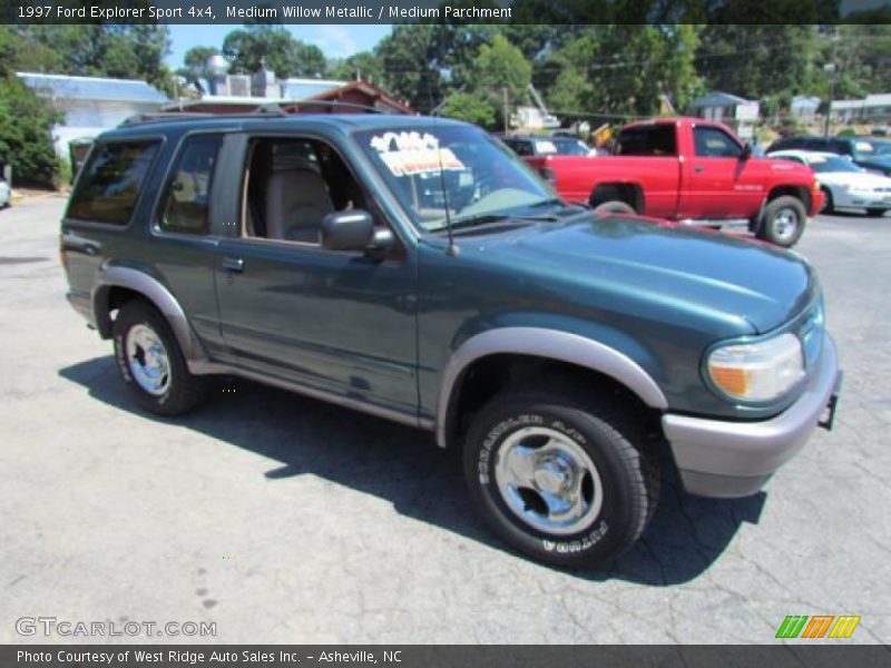 Medium Willow Metallic / Medium Parchment 1997 Ford Explorer Sport 4x4