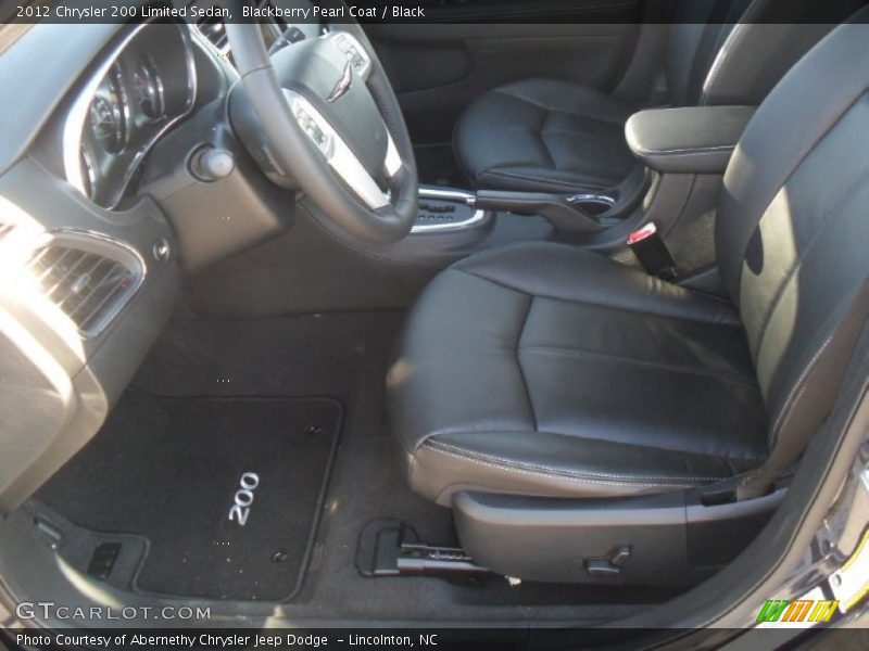 Blackberry Pearl Coat / Black 2012 Chrysler 200 Limited Sedan