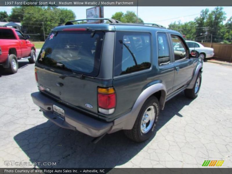 Medium Willow Metallic / Medium Parchment 1997 Ford Explorer Sport 4x4