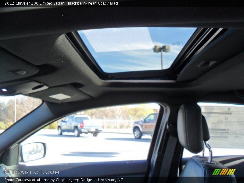 Blackberry Pearl Coat / Black 2012 Chrysler 200 Limited Sedan