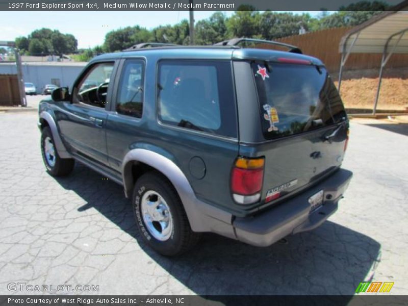 Medium Willow Metallic / Medium Parchment 1997 Ford Explorer Sport 4x4