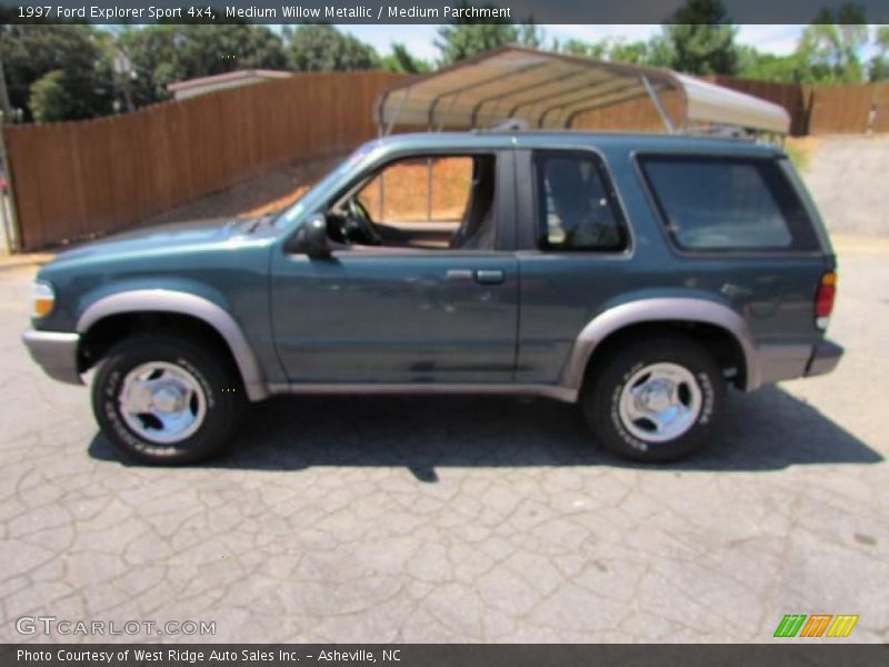 Medium Willow Metallic / Medium Parchment 1997 Ford Explorer Sport 4x4