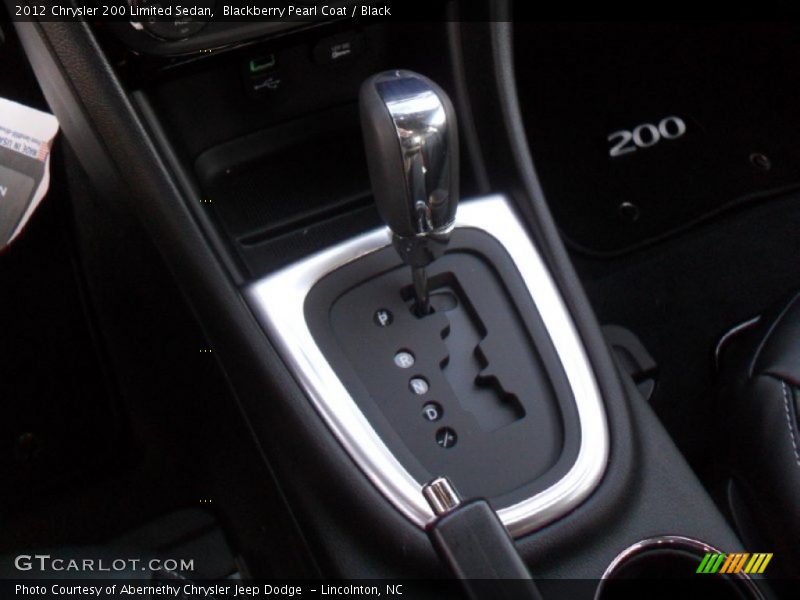  2012 200 Limited Sedan 6 Speed AutoStick Automatic Shifter