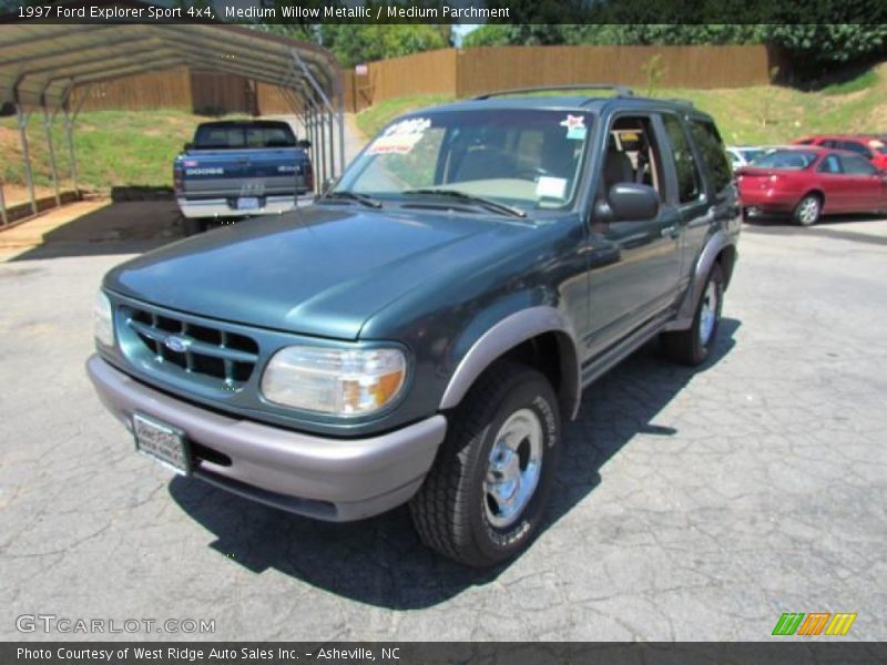 Medium Willow Metallic / Medium Parchment 1997 Ford Explorer Sport 4x4