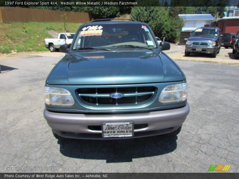 Medium Willow Metallic / Medium Parchment 1997 Ford Explorer Sport 4x4