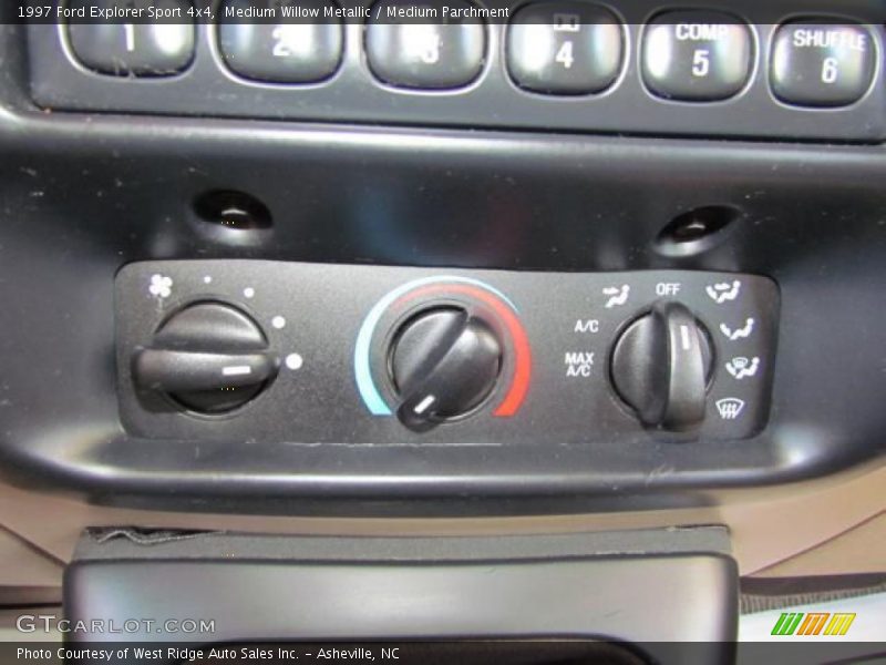 Controls of 1997 Explorer Sport 4x4