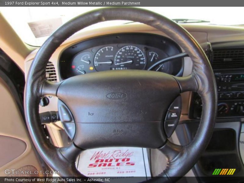 Medium Willow Metallic / Medium Parchment 1997 Ford Explorer Sport 4x4