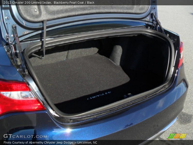  2012 200 Limited Sedan Trunk