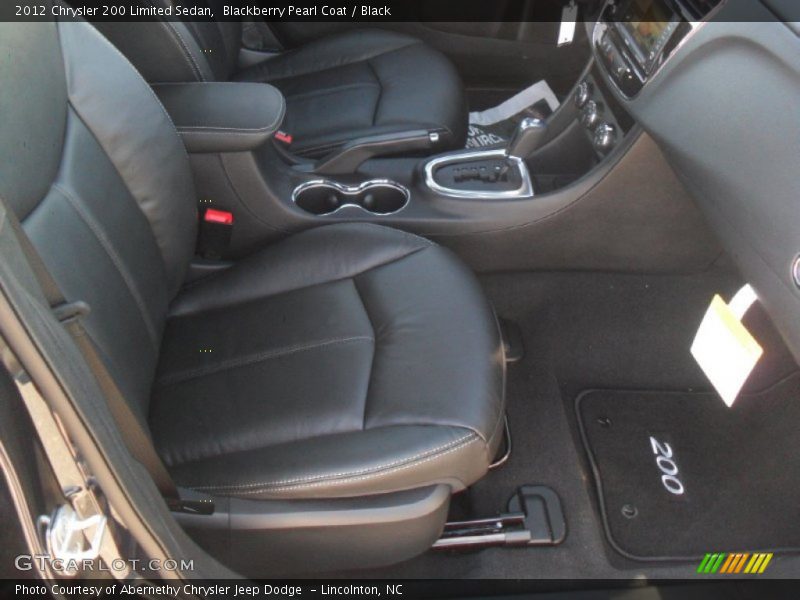 Blackberry Pearl Coat / Black 2012 Chrysler 200 Limited Sedan