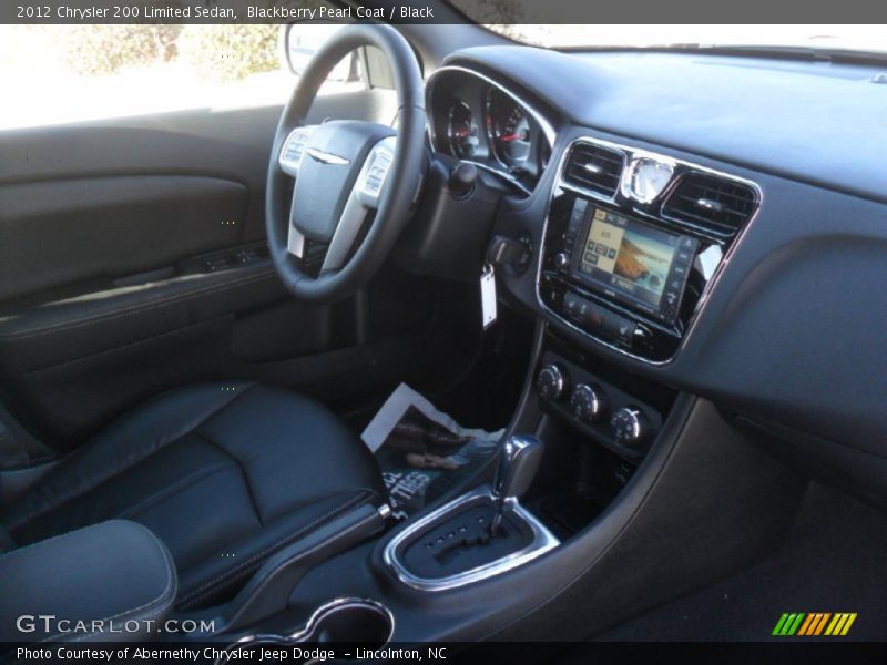 Blackberry Pearl Coat / Black 2012 Chrysler 200 Limited Sedan