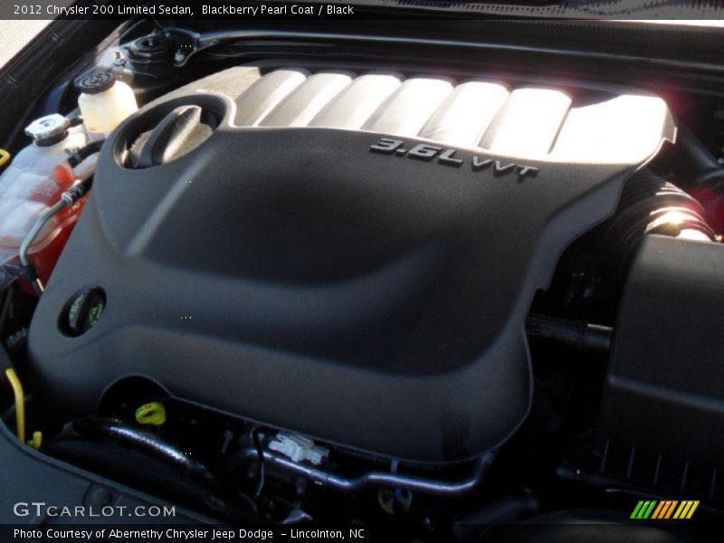 Blackberry Pearl Coat / Black 2012 Chrysler 200 Limited Sedan
