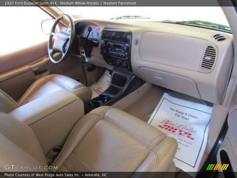 Medium Willow Metallic / Medium Parchment 1997 Ford Explorer Sport 4x4