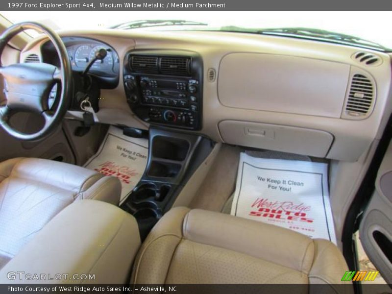 Medium Willow Metallic / Medium Parchment 1997 Ford Explorer Sport 4x4