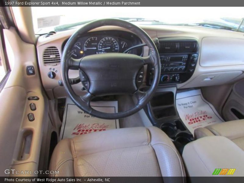 Medium Willow Metallic / Medium Parchment 1997 Ford Explorer Sport 4x4