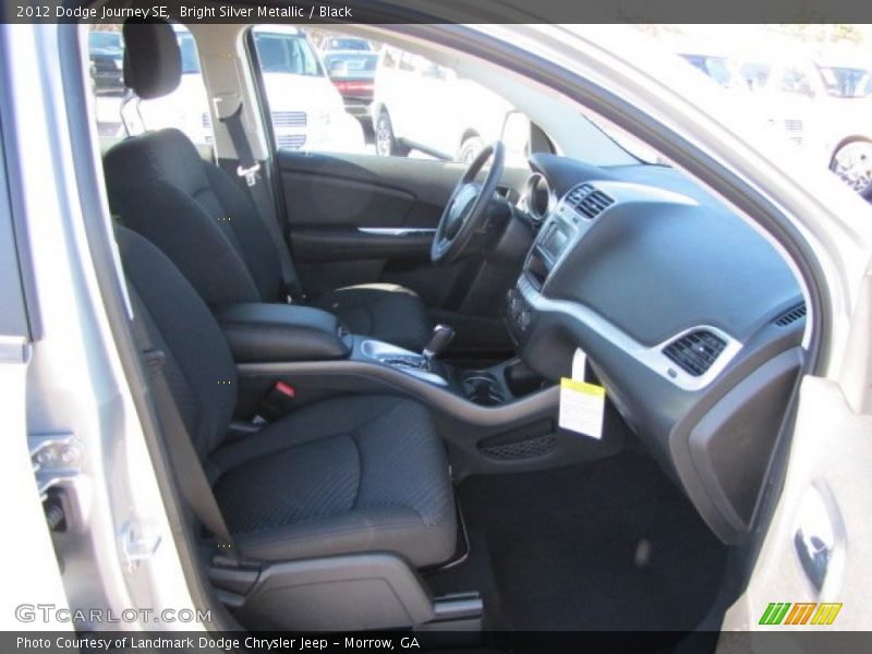 Bright Silver Metallic / Black 2012 Dodge Journey SE