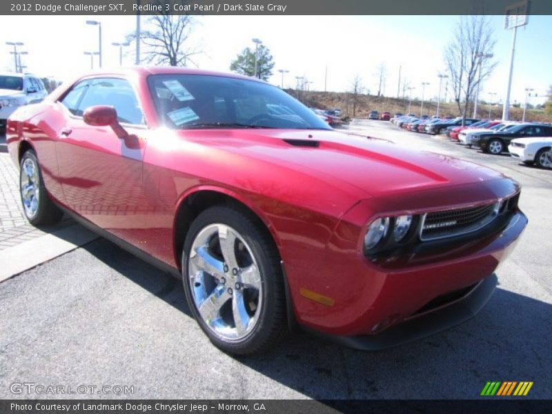 Redline 3 Coat Pearl / Dark Slate Gray 2012 Dodge Challenger SXT