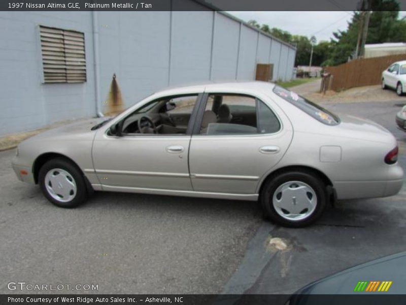 Platinum Metallic / Tan 1997 Nissan Altima GLE