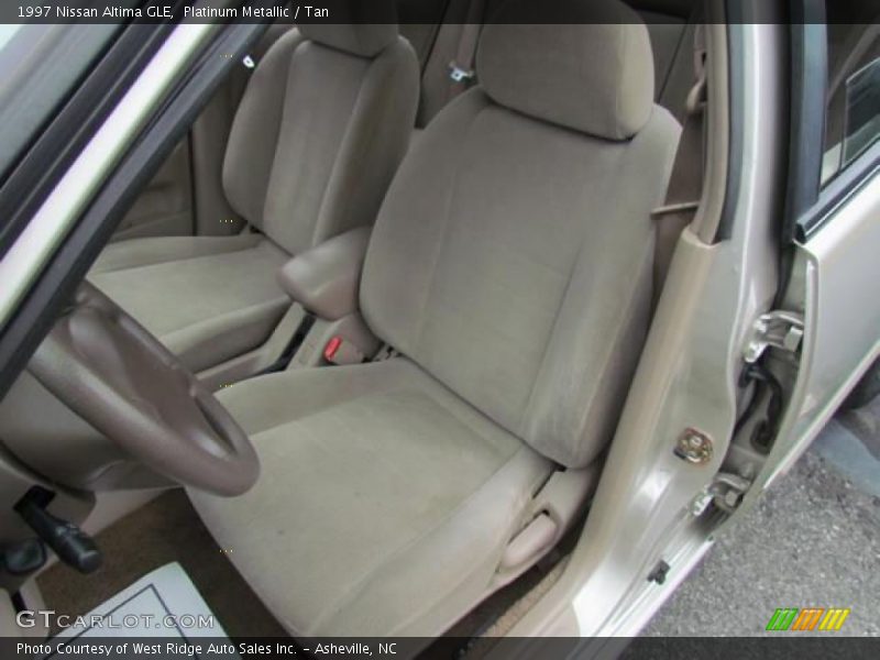 Platinum Metallic / Tan 1997 Nissan Altima GLE