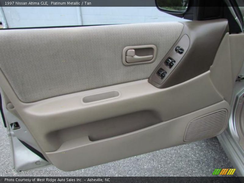 Platinum Metallic / Tan 1997 Nissan Altima GLE