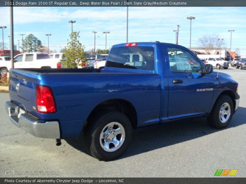 Deep Water Blue Pearl / Dark Slate Gray/Medium Graystone 2011 Dodge Ram 1500 ST Regular Cab