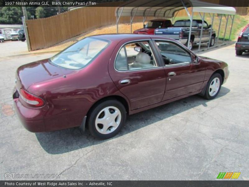 Black Cherry Pearl / Tan 1997 Nissan Altima GLE