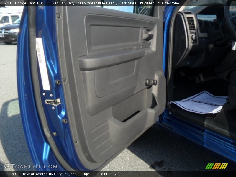 Deep Water Blue Pearl / Dark Slate Gray/Medium Graystone 2011 Dodge Ram 1500 ST Regular Cab