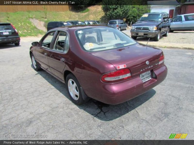 Black Cherry Pearl / Tan 1997 Nissan Altima GLE