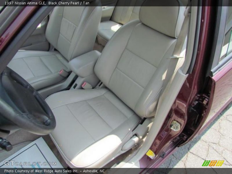Black Cherry Pearl / Tan 1997 Nissan Altima GLE