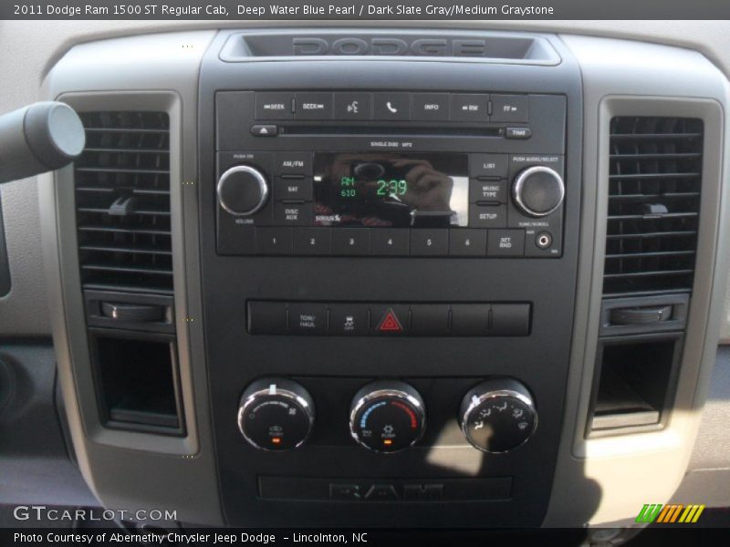 Deep Water Blue Pearl / Dark Slate Gray/Medium Graystone 2011 Dodge Ram 1500 ST Regular Cab