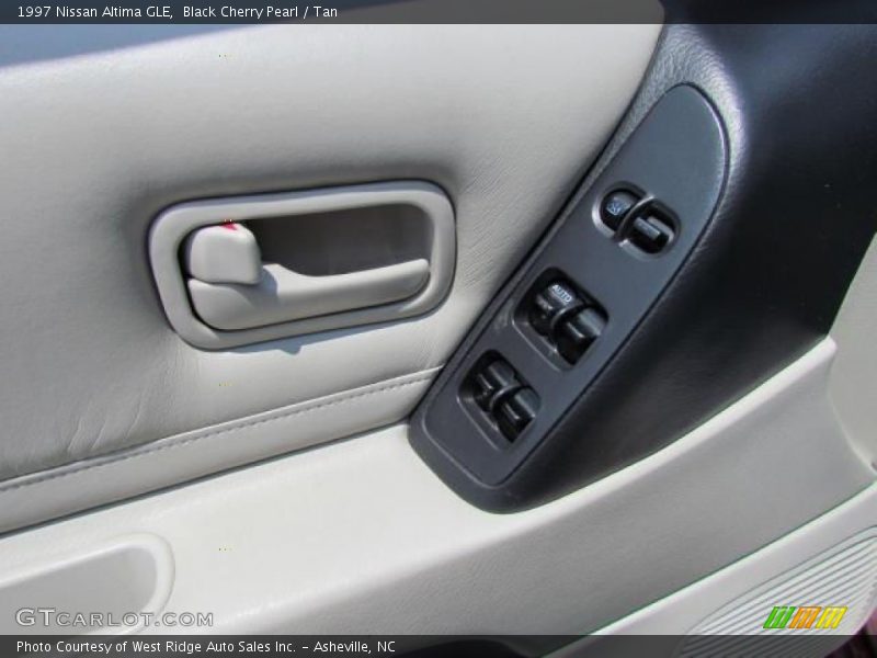Black Cherry Pearl / Tan 1997 Nissan Altima GLE